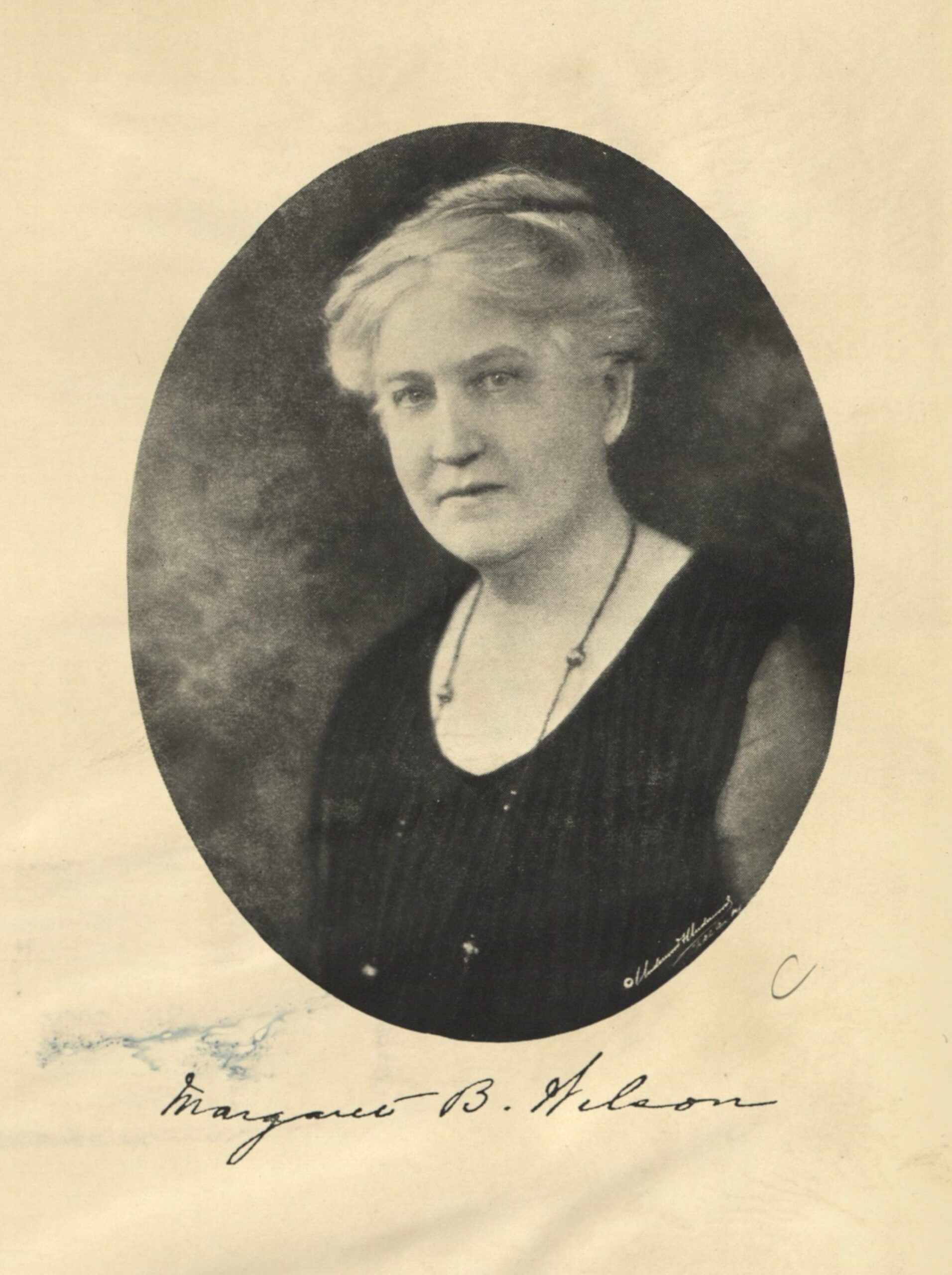 Margaret Barclay Wilson Presents Her Collection of Books on Foods and Cookery to the Library